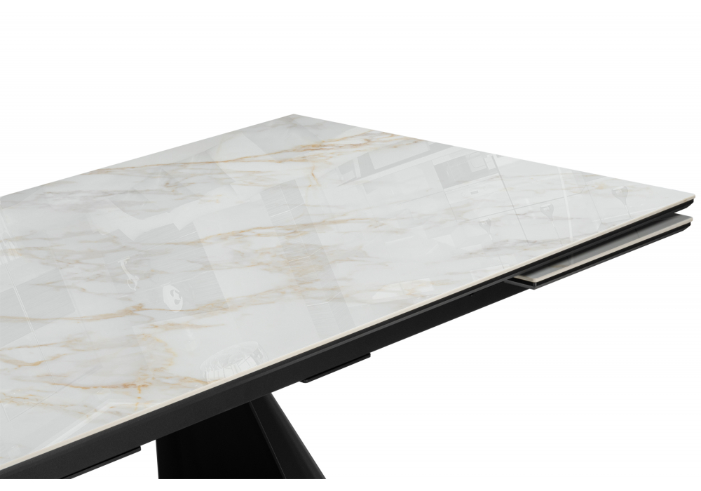 Керамический стол Шелтон 180(260)x90 carla larkin / черный