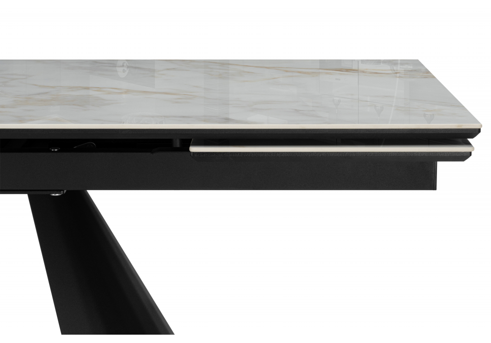 Керамический стол Шелтон 180(260)x90 carla larkin / черный