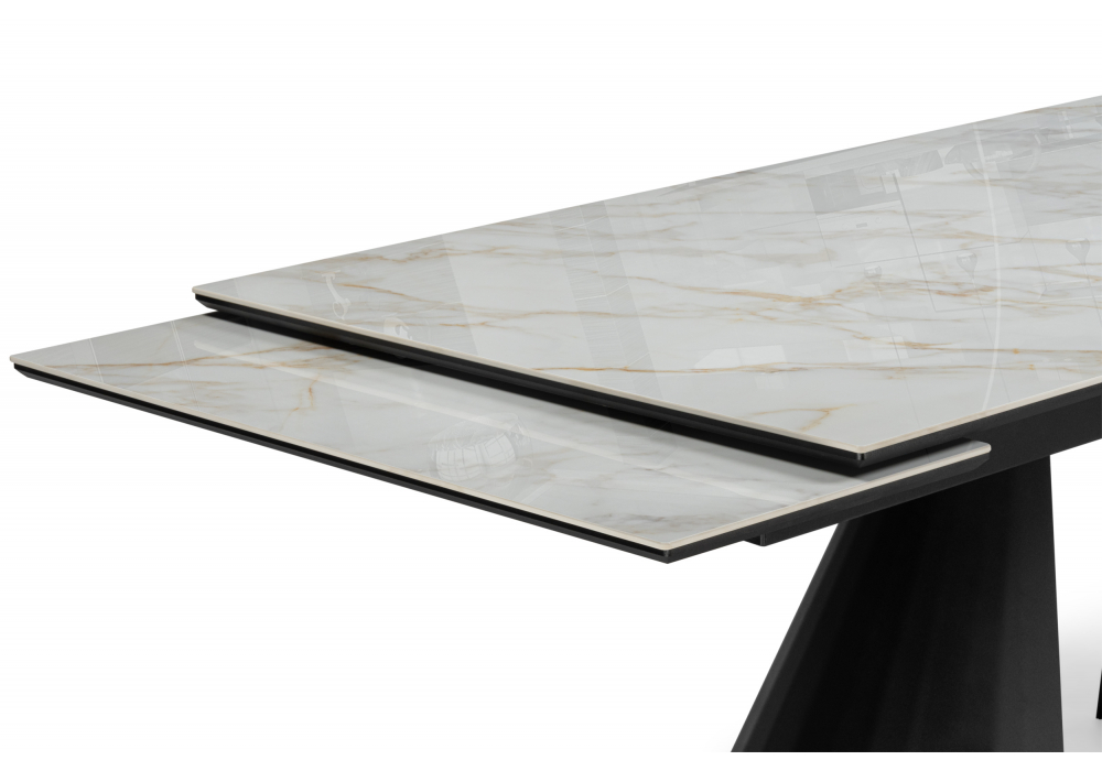 Керамический стол Шелтон 180(260)x90 carla larkin / черный