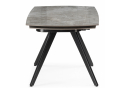 Керамический стол Silvi 120(180)x80 серый / черный