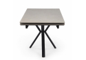 Керамический стол Старлайт 120(180)х80 carmen light grey / черный