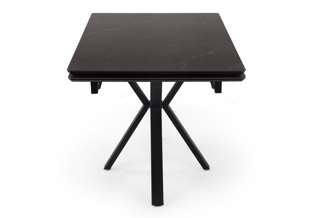 Керамический стол Старлайт 120 (180) х 80 shakespeare black / черный