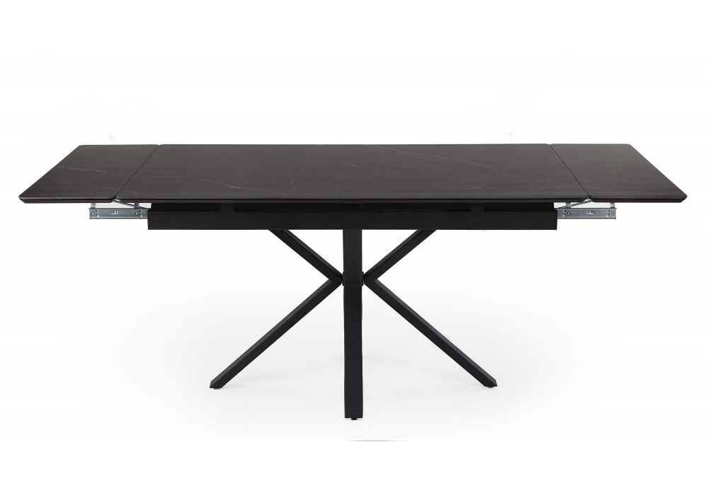 Керамический стол Старлайт 120 (180) х 80 shakespeare black / черный