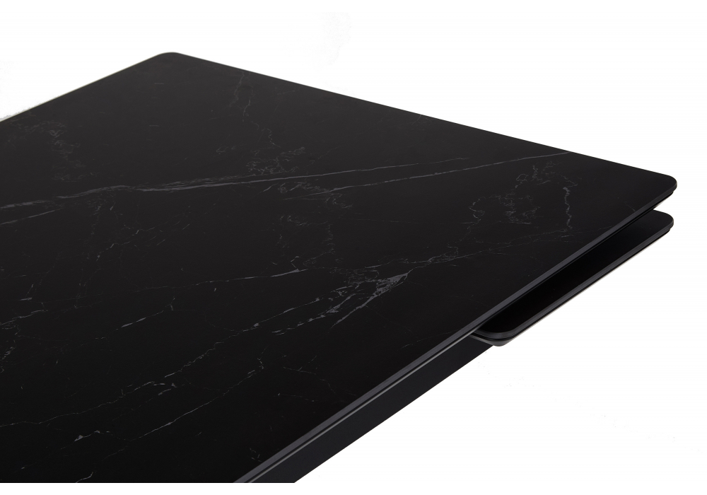 Керамический стол Старлайт 120 (180) х 80 shakespeare black / черный