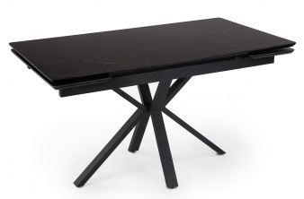 Керамический стол Старлайт 120 (180) х 80 shakespeare black / черный