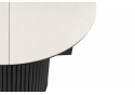 Керамический стол Стивен 100(140) capmen light gray / черный