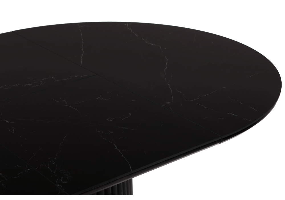 Керамический стол Стивен 100(140) shakespeare black / черный