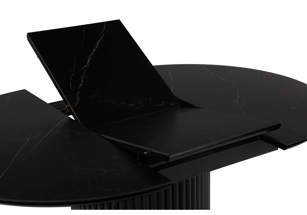 Керамический стол Стивен 100(140) shakespeare black / черный