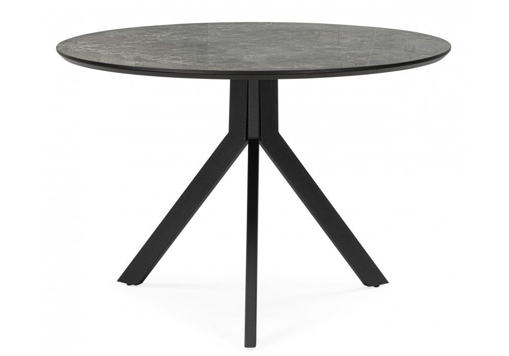 Керамический стол Том 110 dolmen cris sahara / черный