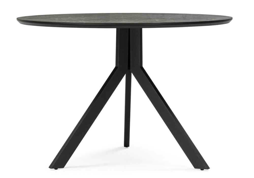 Керамический стол Том 110 dolmen cris sahara / черный