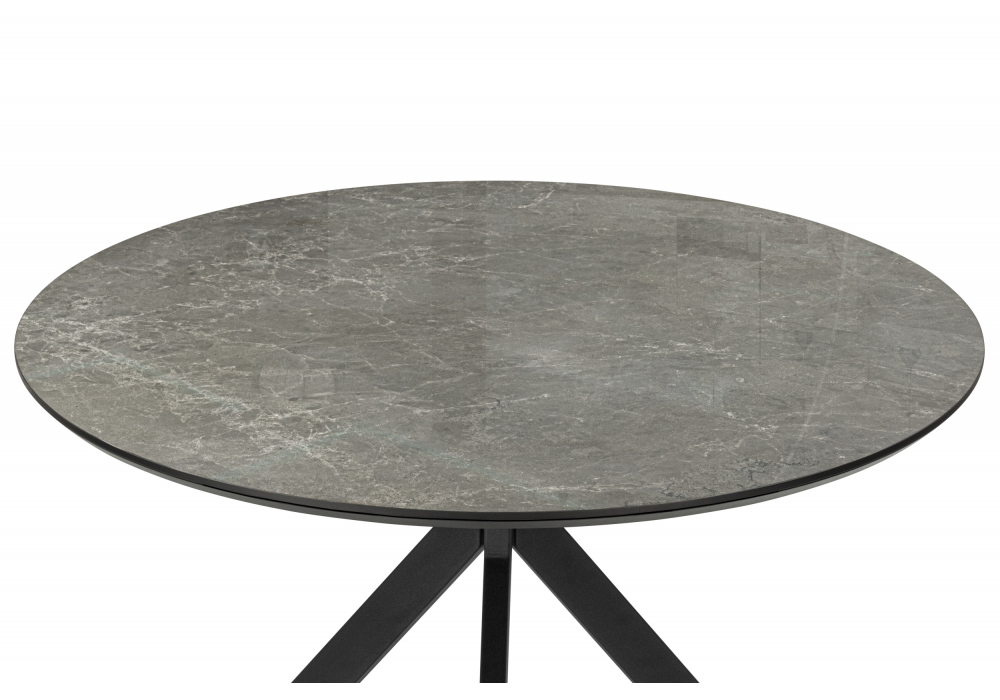 Керамический стол Том 110 dolmen cris sahara / черный