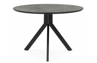 Керамический стол Том 110 dolmen cris sahara / черный