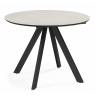 Керамический стол Трейси 90 carmen light gray / черный