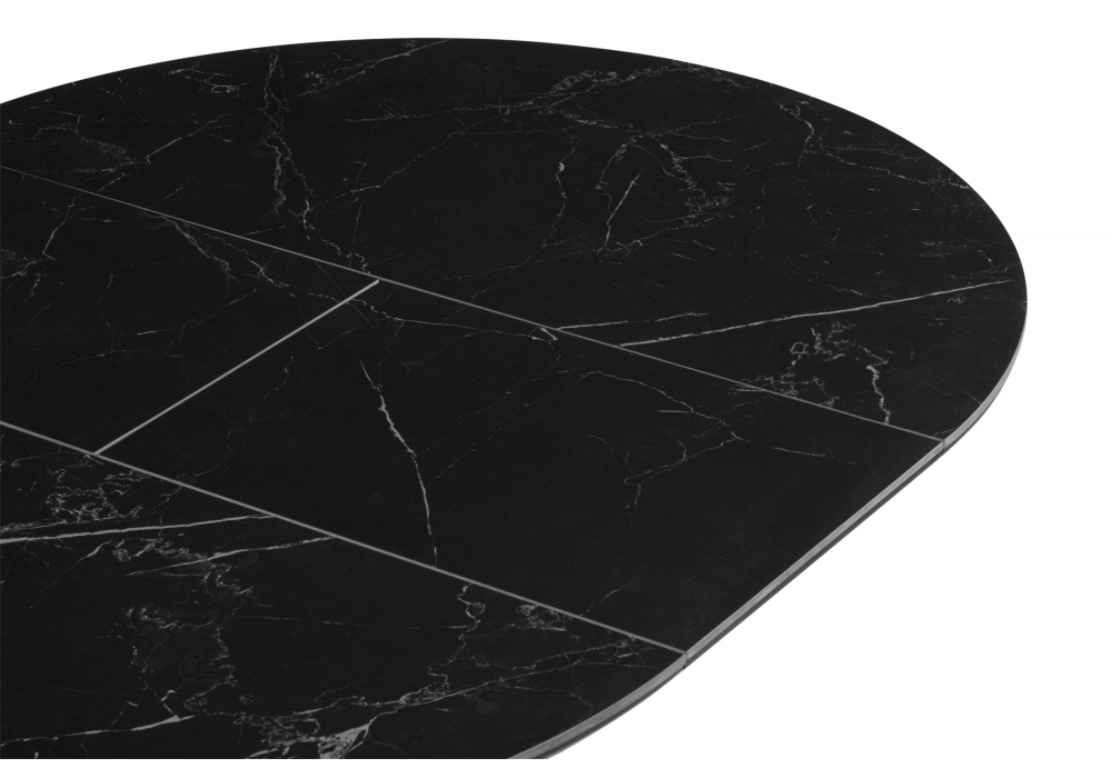 Керамический стол Трейси 90 shakespeare black / черный