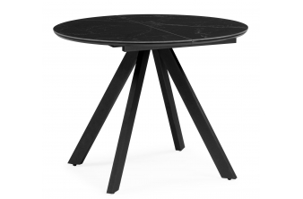 Керамический стол Трейси 90 shakespeare black / черный