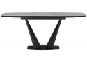 Керамический стол Вейл 140(180)х80 larka grey / черный