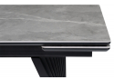 Керамический стол Вейв 160(220)х89 larka grey / черный
