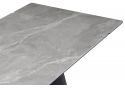 Керамический стол Вейв 160(220)х89 larka grey / черный