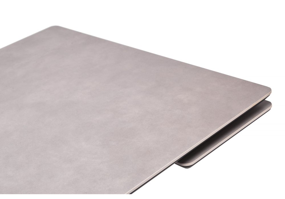 Керамический стол Вилли 140(200)х80 carmen light grey / черный