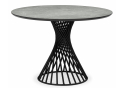 Керамический стол Вивиен 110 dolmen cris sahara / черный