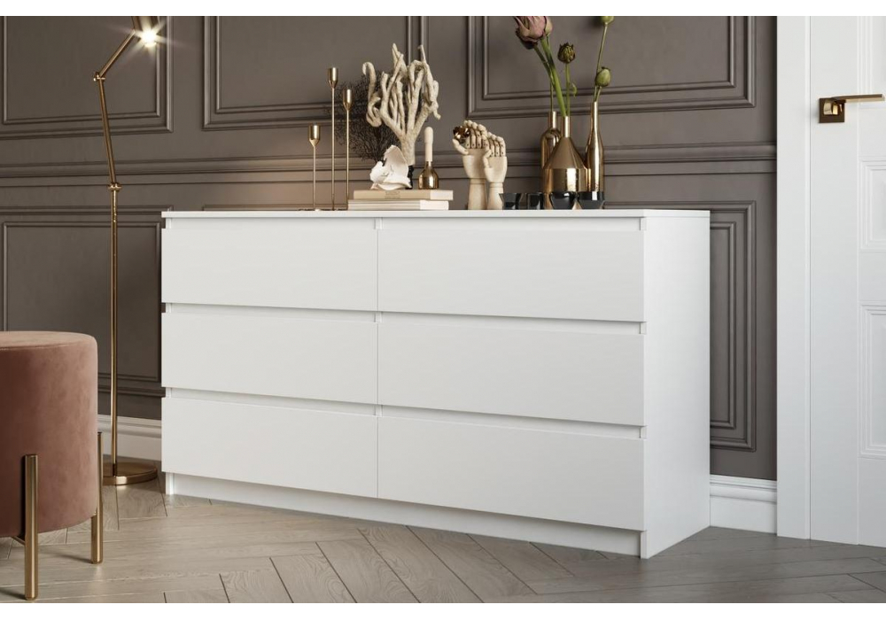 Комод Мадера К6М белый