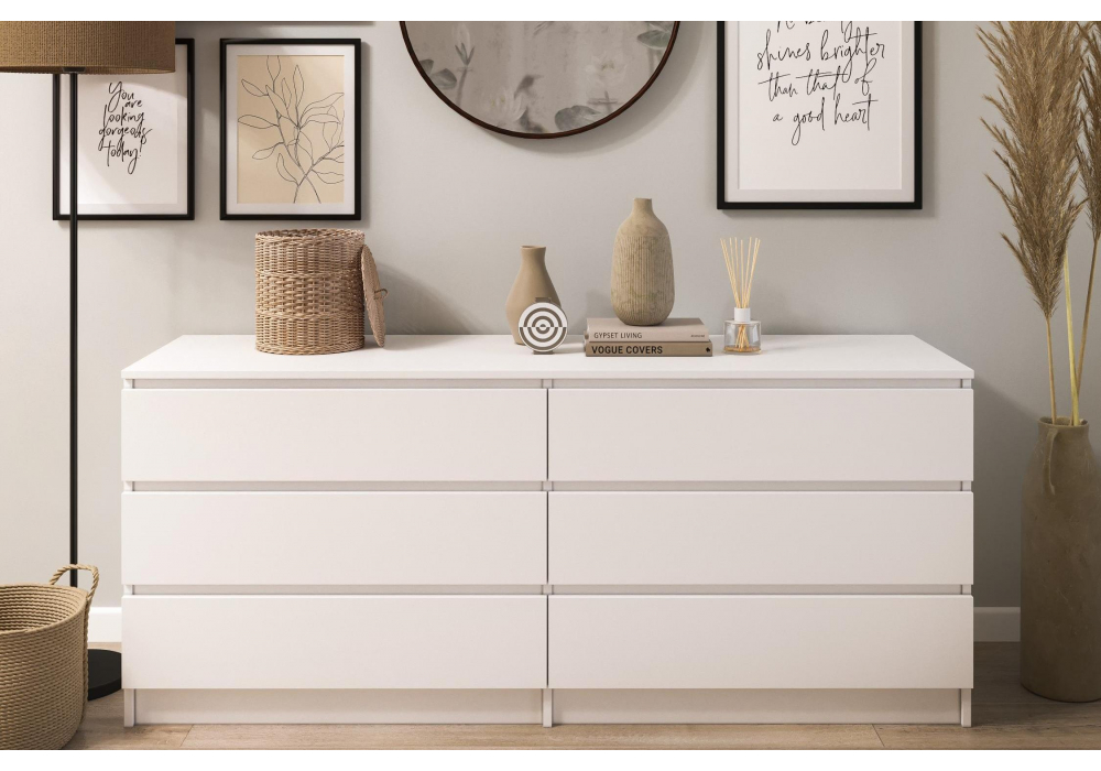 Комод Мадера К6М белый