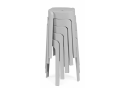 Комплект из табурет BOVEL Gray, 4 шт