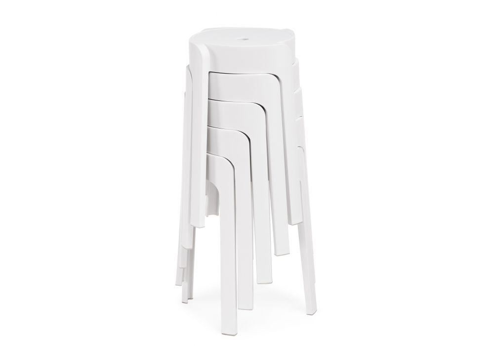 Комплект из тубурет BOVEL White, 4 шт