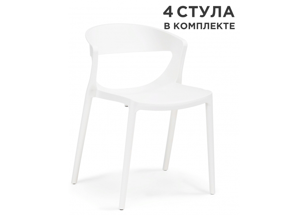 Комплект стульев Градно 4 шт белый