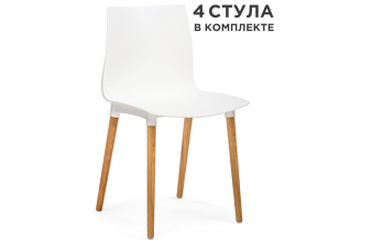 Комплект стульев Кобе 4 шт белый