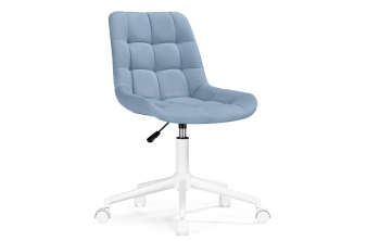 Компьютерное кресло Честер голубой (velutto 47 ) / белый