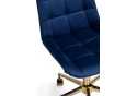 Компьютерное кресло Честер синий / золото