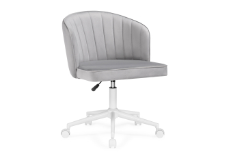 Компьютерное кресло Дэни светло-серый / белый