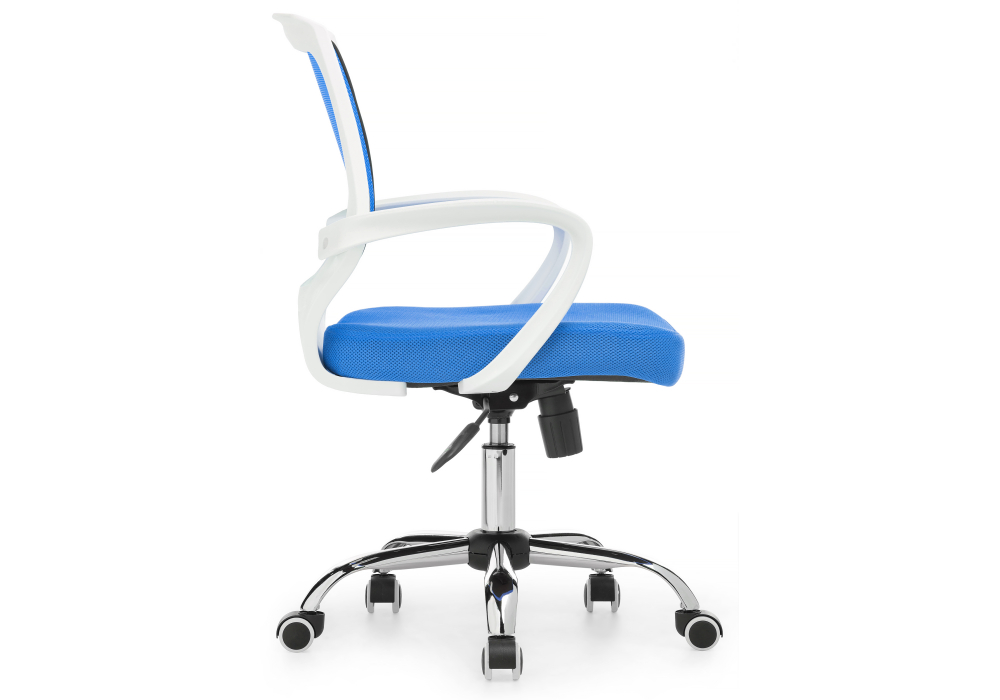 Компьютерное кресло Ergoplus белое / голубое