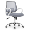 Компьютерное кресло Ergoplus light gray / white