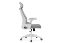 Компьютерное кресло Flok gray / white