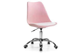 Компьютерное кресло Kolin pink / white