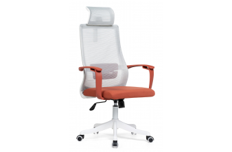 Компьютерное кресло More gray / red / white