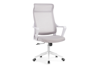 Компьютерное кресло Rino light gray / white