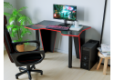 Компьютерный стол Алид 115,5х77х73,5 черный / красный