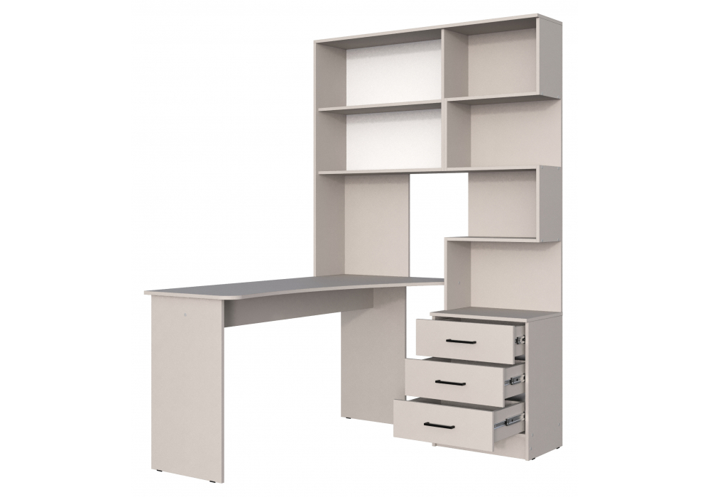 Компьютерный стол Эльброни левый кашемир