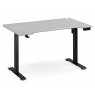 Компьютерный стол Маркос 140х80 светло-серый / черный