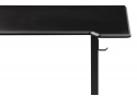 Компьютерный стол Маркос с механизмом подъема 140х80х75 черный / шагрень черная