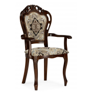 Кресло Bronte муса чёрная вишня / патина