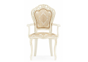 Кресло Bronte муса перламутр молочный / патина
