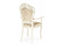 Кресло Bronte муса перламутр молочный / патина
