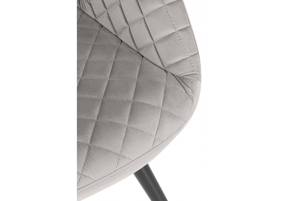 Кресло Муат поворотное confetti silver / черный