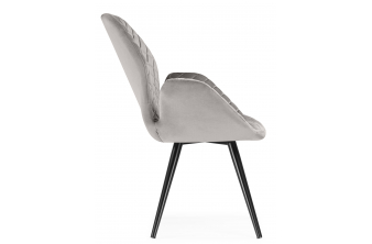 Стул на металлокаркасе Чилли бежевый / белый