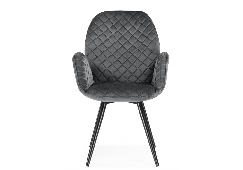 Кресло Муат поворотное графитовый / черный