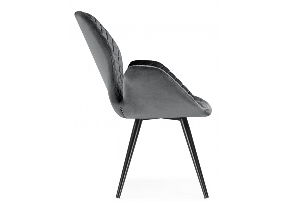 Кресло Муат поворотное графитовый / черный